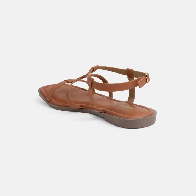 Mochi Women Tan Casual Gladiators (SKU: 33-1515-23-36)