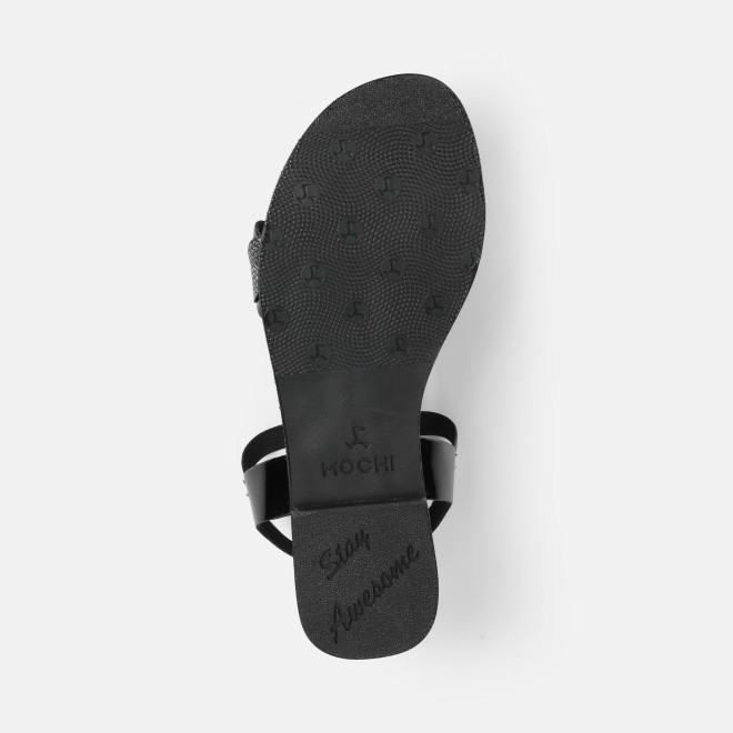 Mochi Women Black Casual Sandals (SKU: 33-1516-11-36)