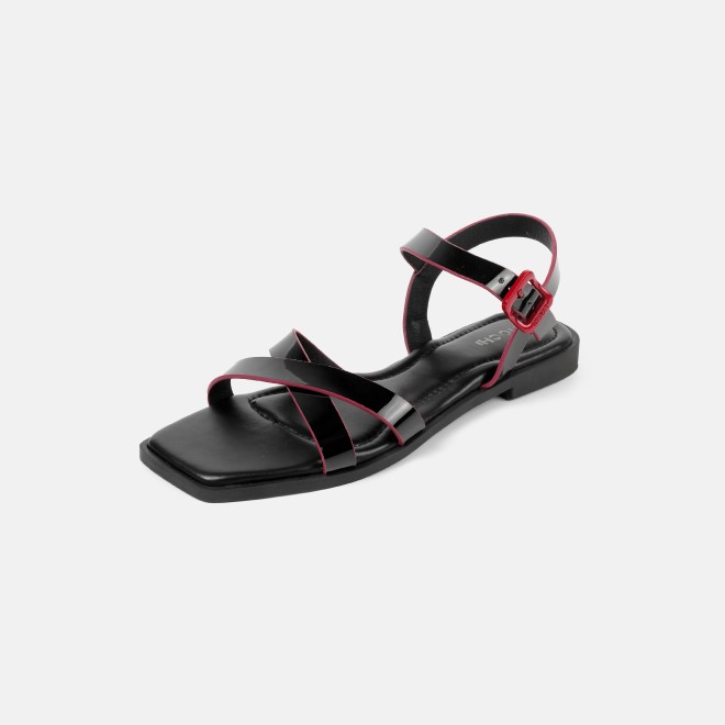 Mochi Women Black Casual Sandals (SKU: 33-1518-11-36)