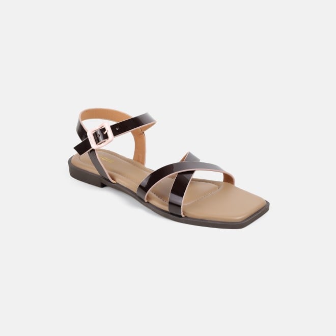 Mochi Women Brown Casual Sandals (SKU: 33-1518-12-36)