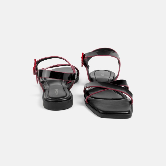 Mochi Women Black Casual Sandals (SKU: 33-1518-11-36)