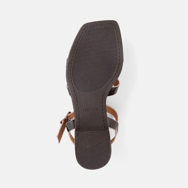 Mochi Women Brown Casual Sandals (SKU: 33-1518-12-36)