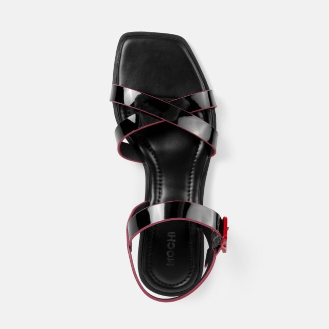 Mochi Women Black Casual Sandals (SKU: 33-1518-11-36)