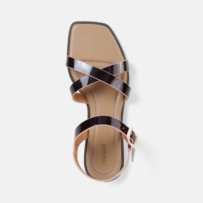 Mochi Women Brown Casual Sandals (SKU: 33-1518-12-36)