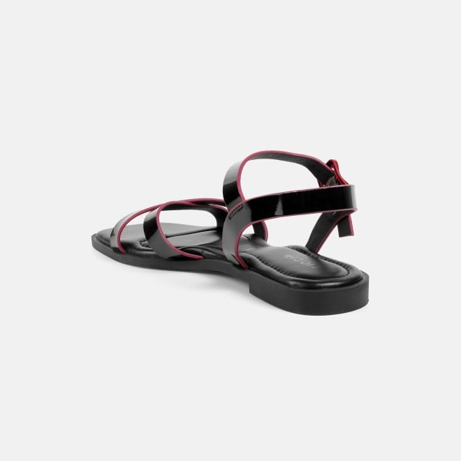Mochi Women Black Casual Sandals (SKU: 33-1518-11-36)