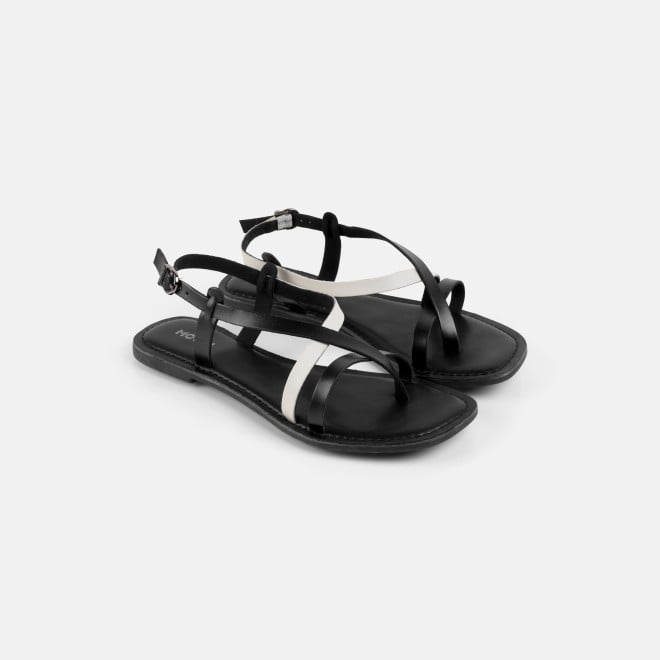 Mochi Women Black Casual Gladiators (SKU: 33-1521-11-36)
