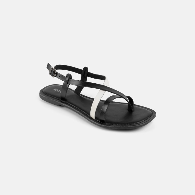 Mochi Women Black Casual Gladiators (SKU: 33-1521-11-36)