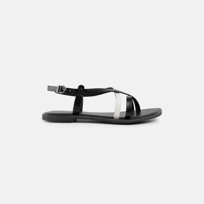 Mochi Women Black Casual Gladiators (SKU: 33-1521-11-36)