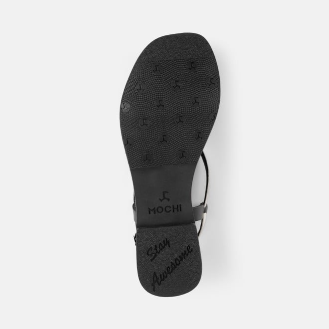 Mochi Women Black Casual Gladiators (SKU: 33-1521-11-36)