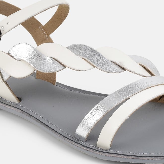 Mochi Women White Casual Gladiators (SKU: 33-1522-16-36)