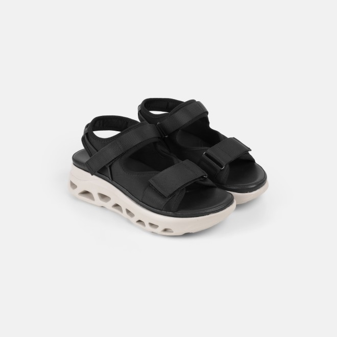 Mochi Women Black Casual Sandals (SKU: 33-1539-11-36)