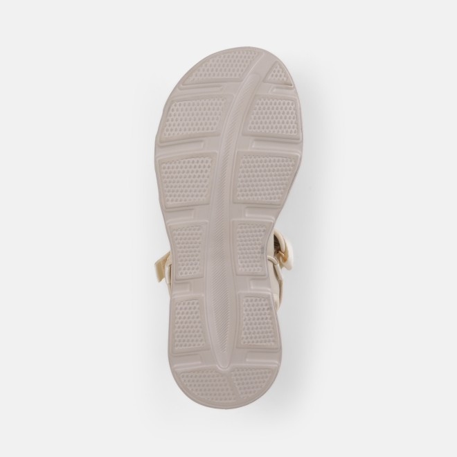 Mochi Women Beige Casual Sandals (SKU: 33-1539-20-36)