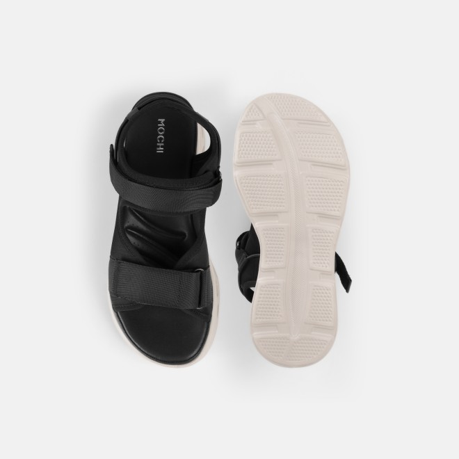 Mochi Women Black Casual Sandals (SKU: 33-1539-11-36)