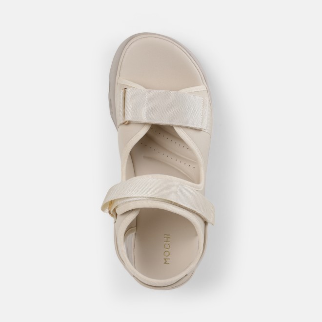 Mochi Women Beige Casual Sandals (SKU: 33-1539-20-36)