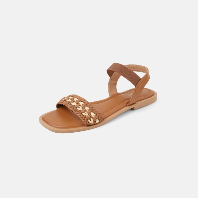 Mochi Women Tan Casual Sandals (SKU: 33-1562-23-36)