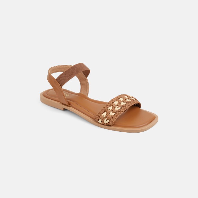 Mochi Women Tan Casual Sandals (SKU: 33-1562-23-36)