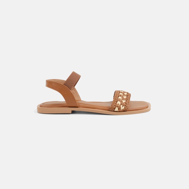 Mochi Women Tan Casual Sandals (SKU: 33-1562-23-36)