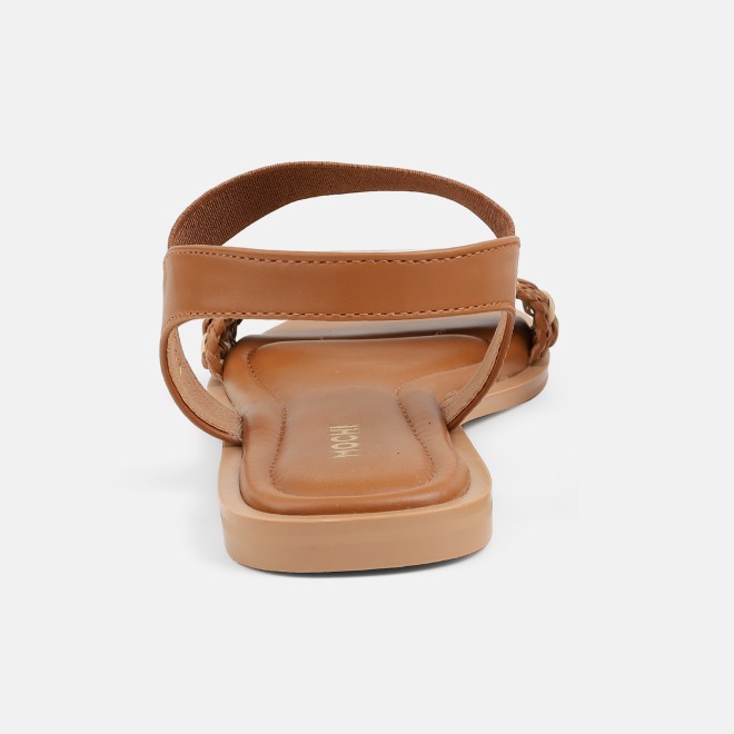 Mochi Women Tan Casual Sandals (SKU: 33-1562-23-36)