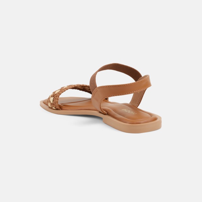 Mochi Women Tan Casual Sandals (SKU: 33-1562-23-36)