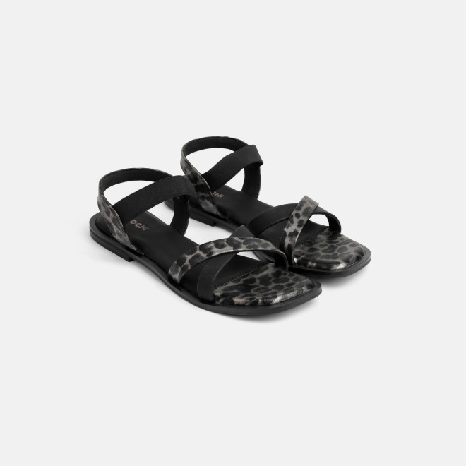 Mochi Women Black Casual Sandals (SKU: 33-1564-11-36)