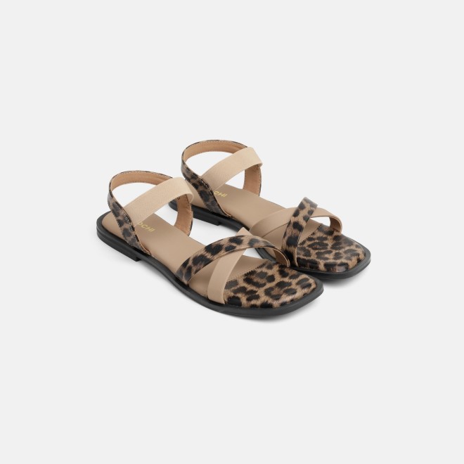 Mochi Women Beige Casual Sandals (SKU: 33-1564-20-36)