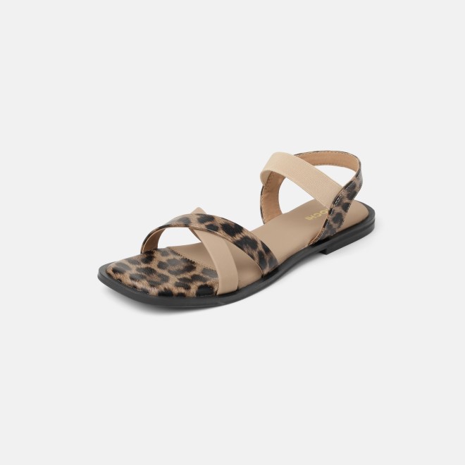 Mochi Women Beige Casual Sandals (SKU: 33-1564-20-36)