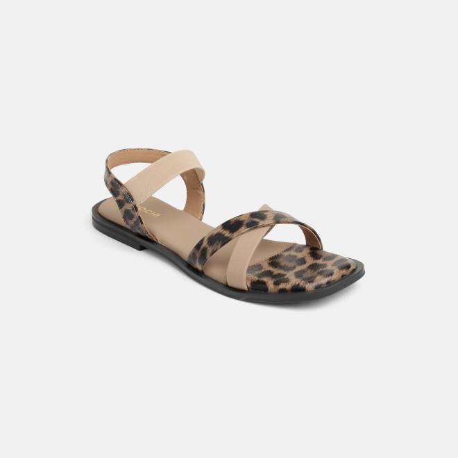 Mochi Women Beige Casual Sandals (SKU: 33-1564-20-36)