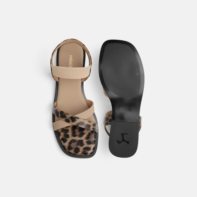 Mochi Women Beige Casual Sandals (SKU: 33-1564-20-36)