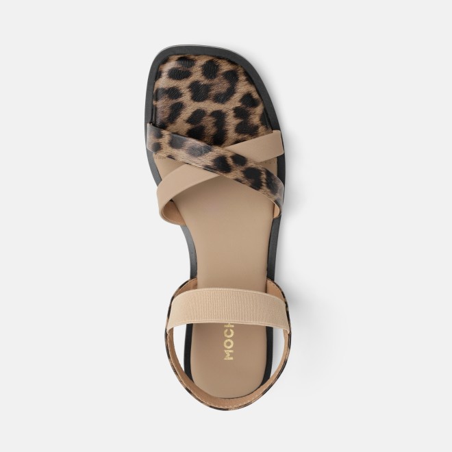 Mochi Women Beige Casual Sandals (SKU: 33-1564-20-36)