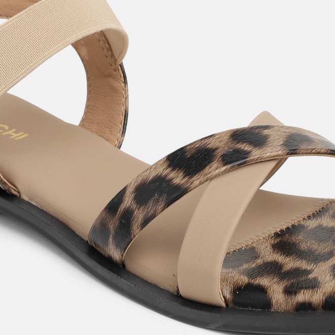 Mochi Women Beige Casual Sandals (SKU: 33-1564-20-36)
