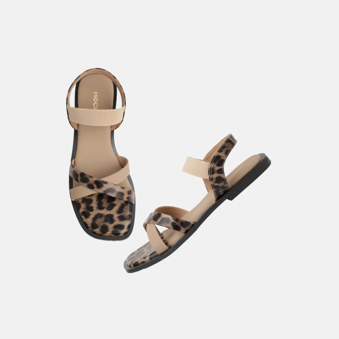 Mochi Women Beige Casual Sandals (SKU: 33-1564-20-36)