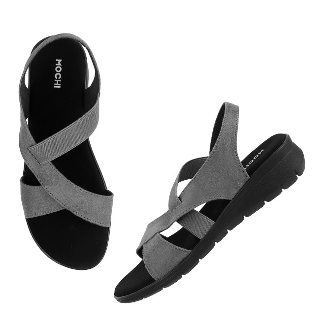 Mochi Women Grey Casual Sandals (SKU: 33-193L-14-42)