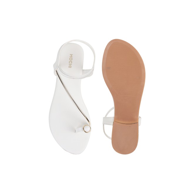 Mochi Women White Casual Sandals (SKU: 33-251L-16-42)