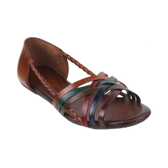 Mochi Women Tan Casual Sandals (SKU: 33-3036-23-36)