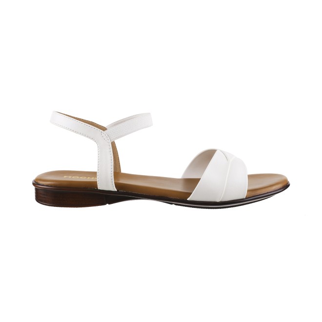Mochi Women White Casual Sandals (SKU: 33-3041-16-36)