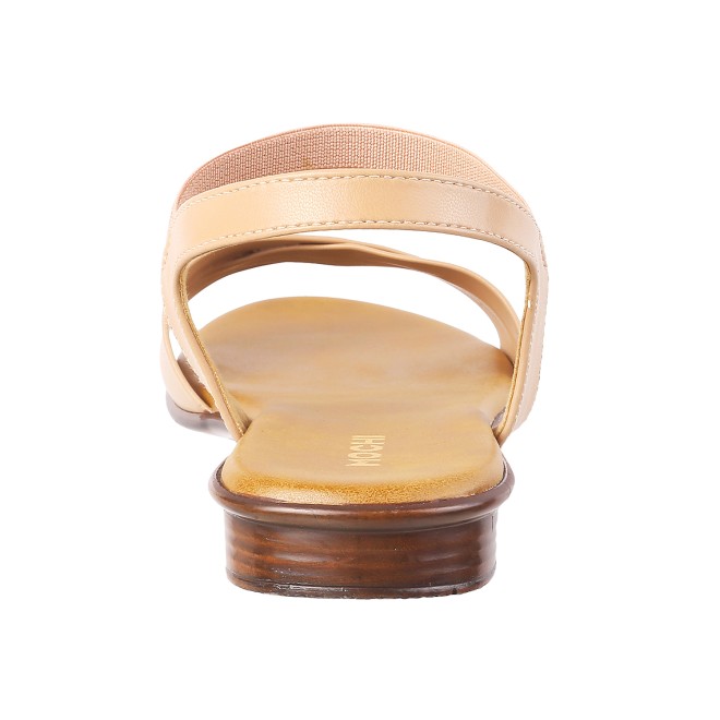 Mochi Women Beige Casual Sandals (SKU: 33-3041-20-36)