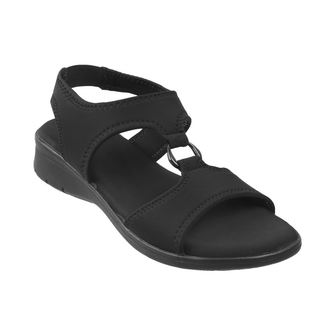 Mochi Women Black Casual Sandals (SKU: 33-3062-11-36)