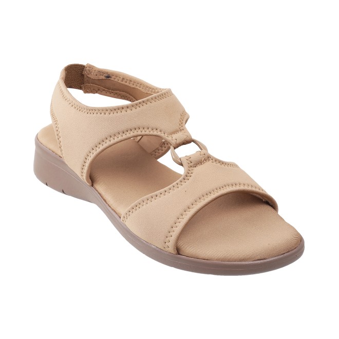 Mochi Women Dark-Beige Casual Sandals (SKU: 33-3062-89-36)