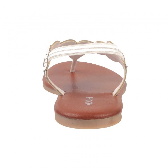 Mochi Women White Casual Sandals (SKU: 33-3082-16-36)