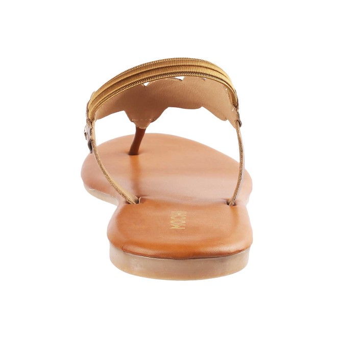Mochi Women Antique-Gold Casual Sandals (SKU: 33-3082-28-36)