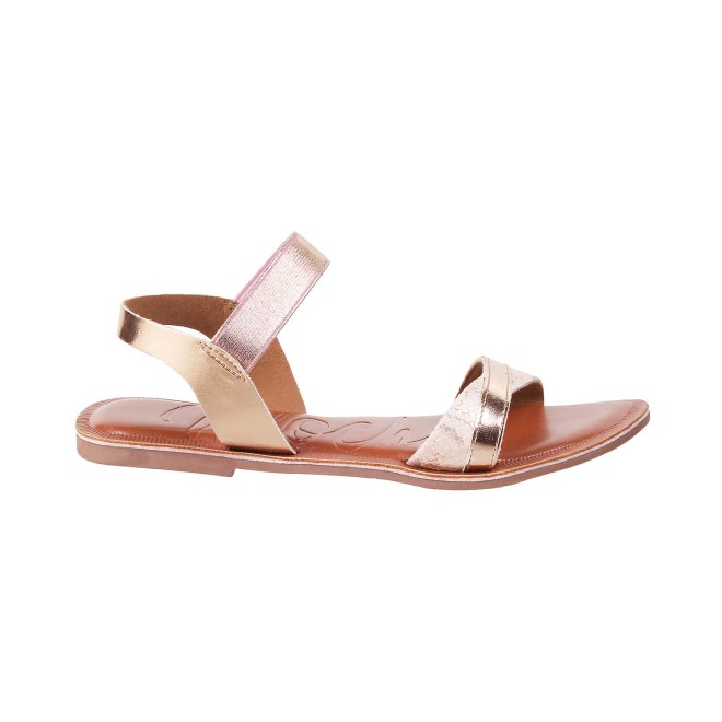 Mochi Women Rose-Gold Casual Sandals (SKU: 33-3192-52-36)