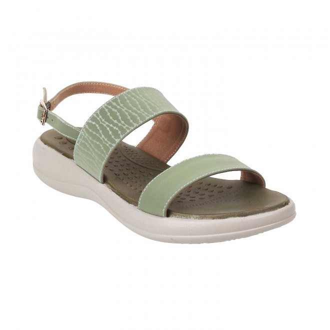 Mochi Women Green Casual Sandals (SKU: 33-348-21-36)