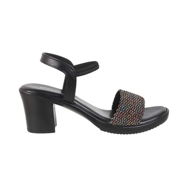 Mochi Women Black Casual Sandals (SKU: 33-435-11-38)