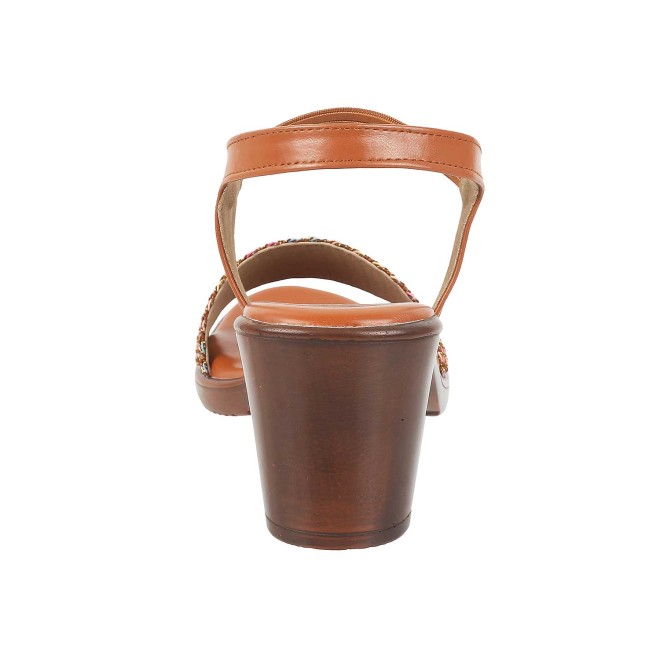Mochi Women Tan Casual Sandals (SKU: 33-435-23-38)