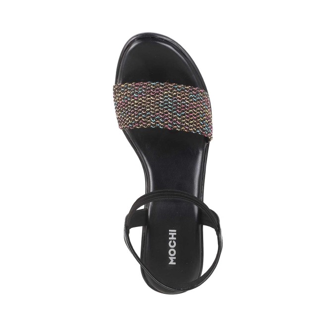 Mochi Women Black Casual Sandals (SKU: 33-435-11-38)