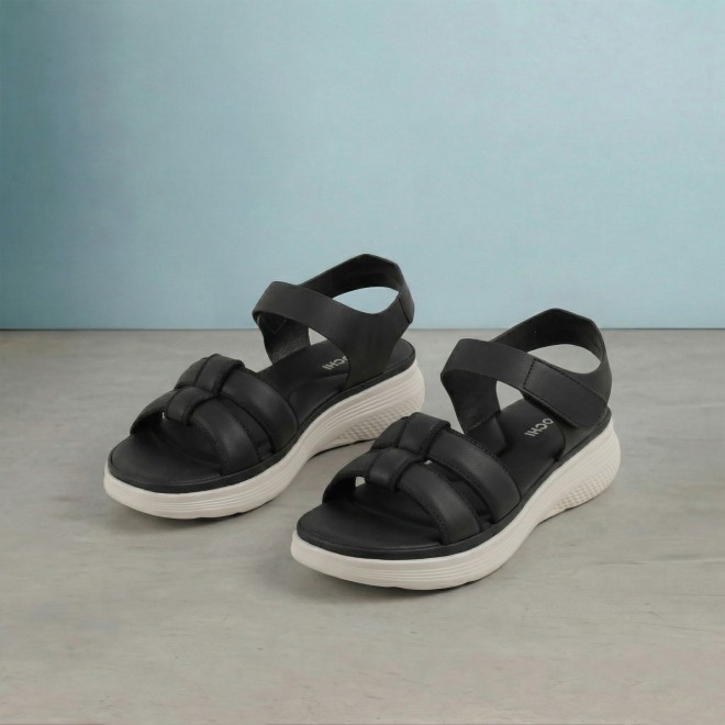 Mochi Women Black Casual Sandals (SKU: 33-634-11-36)