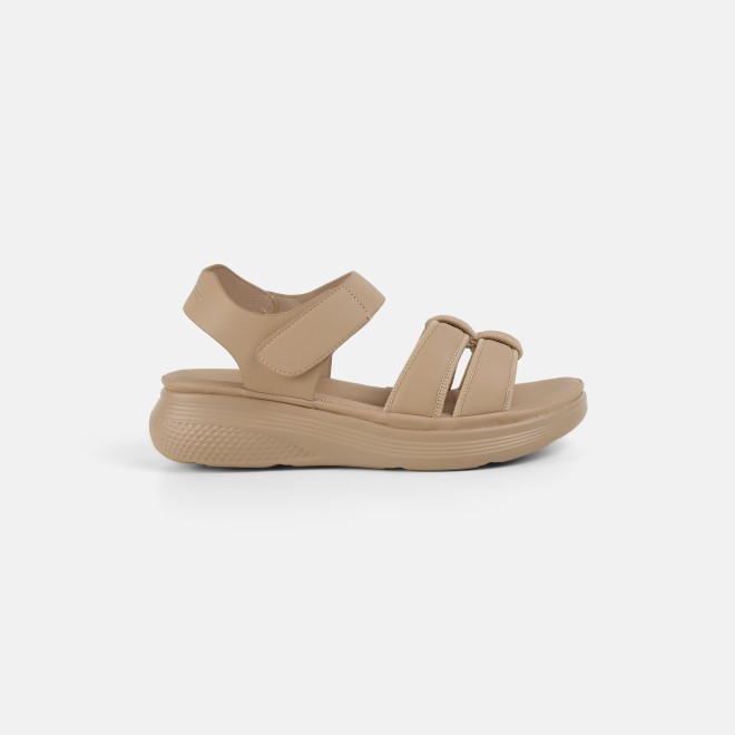 Mochi Women Beige-red Casual Sandals (SKU: 33-634-89-36)