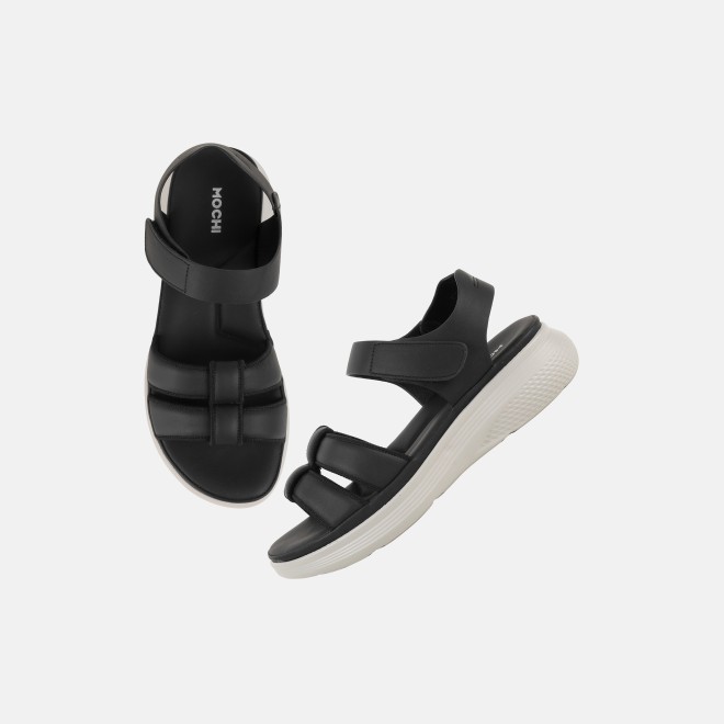 Mochi Women Black Casual Sandals (SKU: 33-634-11-36)