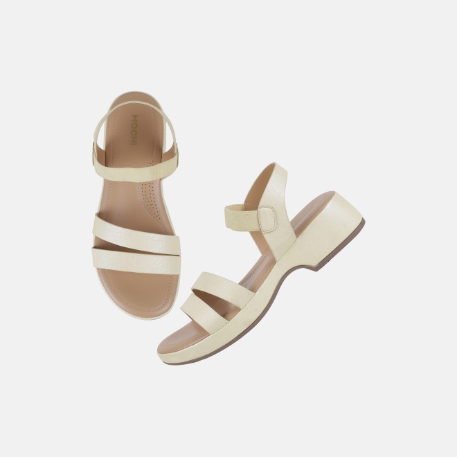 Mochi Women Yellow Casual Sandals (SKU: 33-790-33-36)