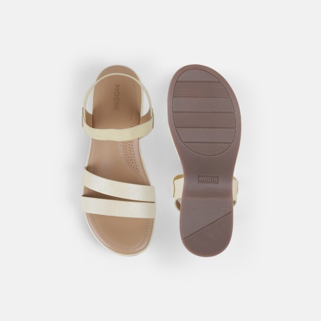 Mochi Women Yellow Casual Sandals (SKU: 33-790-33-36)